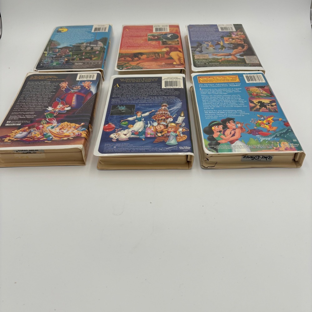 Disney VHS Movie Lot Kids OS Multicolor Good Toy Story Lion King II DuckTales - Picture 3 of 4